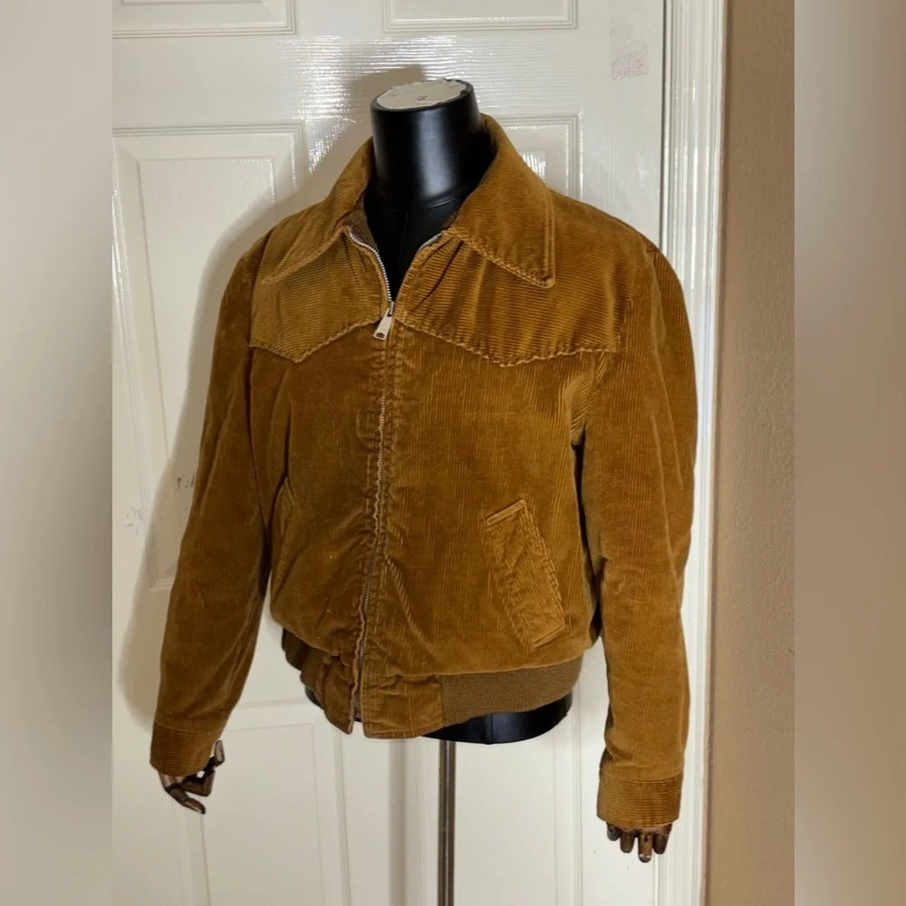 Vintage Sears 70’s Western wear Corduroy Lined Coat Jacket XL​​
